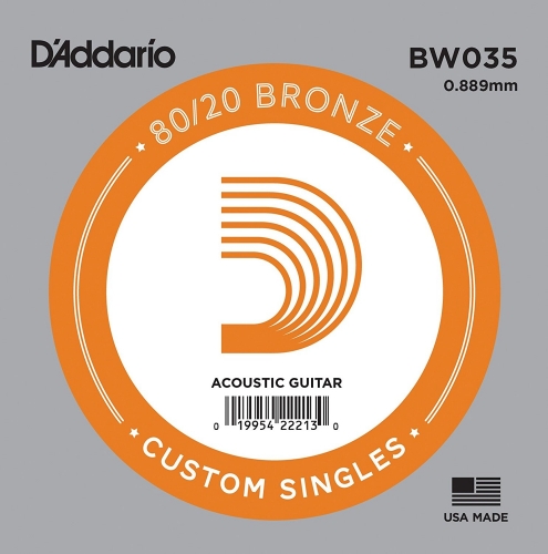 D'Addario BW035 Bronze .035 Losse Snaar