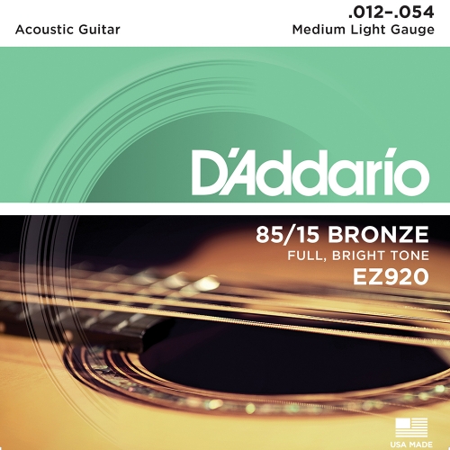 D'Addario EZ920 Westernsnaren Bronze Medium (12-54)