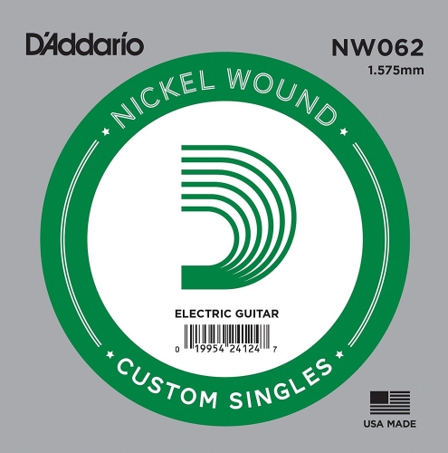 D'Addario NW062 Nickel Wound .062 Losse snaar Elektrisch/Western