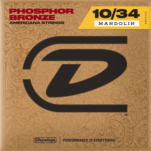 Dunlop DMP1034 Americana Phosphor Bronze Snaren voor Mandoline (10-34)