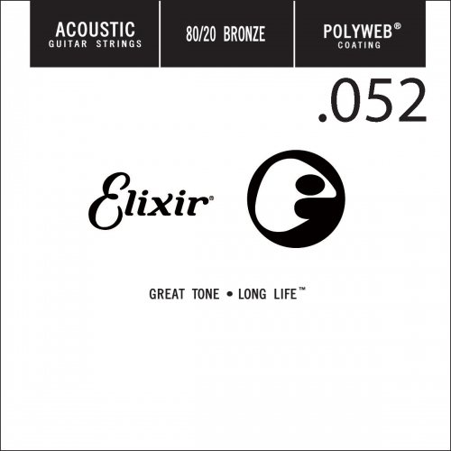Elixir 13152 Polyweb Bronze Acoustic .052 Losse Snaar