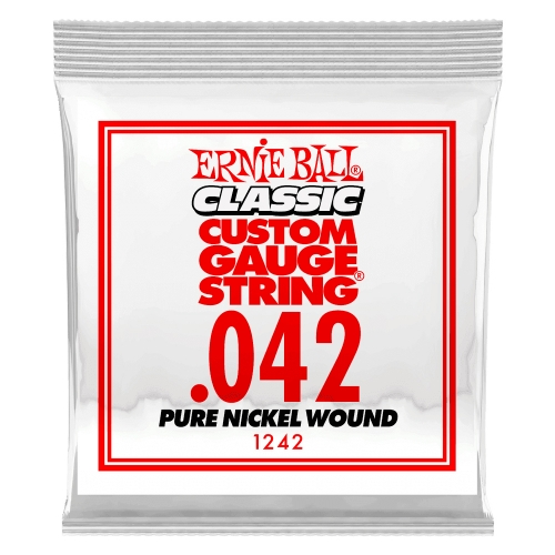 Ernie Ball 1242 Pure Nickel Losse Snaar .042 - Per Stuk