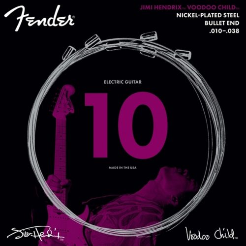 Fender Jimi Hendrix NPS Voodoo Child Snaren (10-38) met Bullet einde