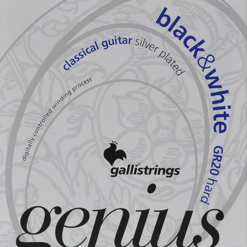 galli gr20 genius klassieke snaren black nylon
