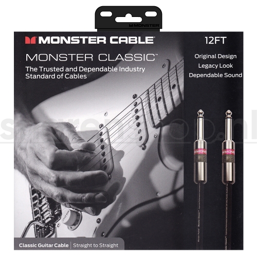 Monster CabMonster Cable Classic SS12 Gitaarkabel 3.65 Meterle Classic RS12 Gitaarkabel 3.65 Meter