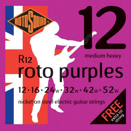 Rotosound R12 Roto Purples Elektrische Gitaarsnaren (12-52)