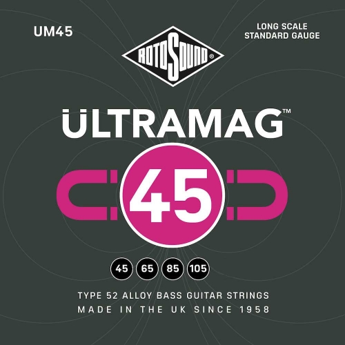 Rotosound UM45 UltraMag Bassnaren (45-105) Standard