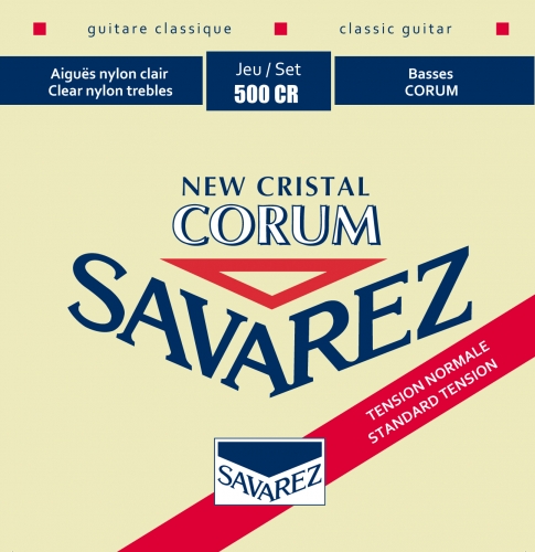 Savarez 500CR New Cristal Corum Snaren voor Klassieke Gitaar - Normale Spanning