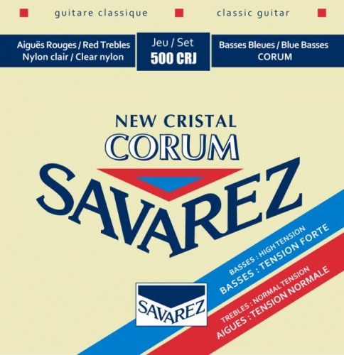 Savarez 500CRJ New Cristal Corum Snaren voor Klassieke Gitaar - Gemengde Spanning