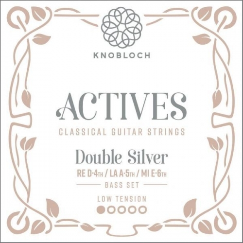 Knobloch 200ADS Double Silver Bass Set - Lage Spanning (3 Snaren)