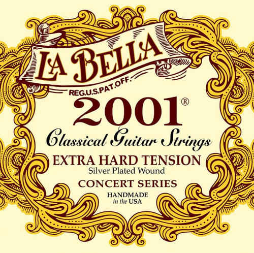 La Bella 2001XH Snaren voor Klassieke Gitaar (Extra Hoge Spanning)