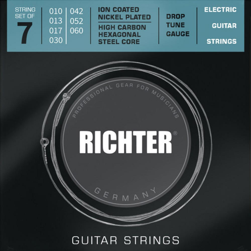 Richter RE1060-7 Ion Coated Gitaarsnaren 7-Snarig (10-60) Drop Tune