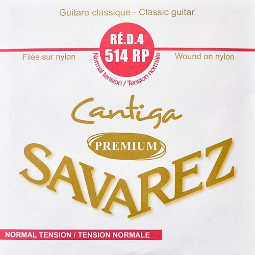 Savarez 514RP Cantiga Premium Silverplated Losse Klassieke D4-Snaar - Normale Spanning