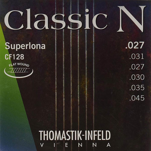 Thomastik CF128 Classic N Superlona Flatwound Klassieke Snaren (Omwonden G3)