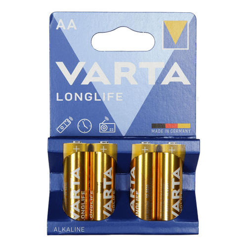 Varta LR06-B Longlife Alkaline AA Batterijen 4-Pack