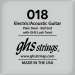 GHS Strings GB 018" Plain Steel .018 Losse Snaar