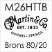 Martin M26HTTP 80/20 Bronze .026 Losse Snaar