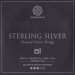 Knobloch 400SCX Sterling Silver CX Carbon Treble Set - Normale / Hoge Spanning (3 Snaren)