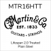 Martin MTR16HTT Lifespan 2.0 Treated Plain Steel .016 Losse Snaar