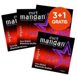 Curt Mangan 15011 Pure Nickel Snaren voor Elektrische Gitaar (11-48) - 3+1 actie
