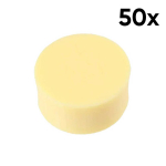 Allparts LT-0483-028 Fingerboard Inlay Dots 6.35mm Crème (50 Stuks)