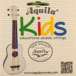 Aquila 138U Tenor/Sopraan Kids/Kinder Ukulele Snaren (24-26) Hoge G