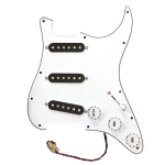 AxLabs AX-GJ-3P11S-SSS-WB Prewired Habanero Stratocaster Slagplaat Wit/Zwart
