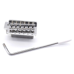 AxLabs KD2BG1001CR 6-Schroefs Strat Tremolo met Block Saddles (incl. Tremolo-arm) - Chrome