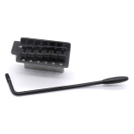 AxLabs KD2BG1001SB 6-Schroefs Strat Tremolo met Block Saddles (incl. Tremolo-arm) - Satin Black