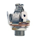 AxLabs PTT2 Pure Tone Multi-Contact Output Jack Stereo voor Elektrische Gitaar Nikkel