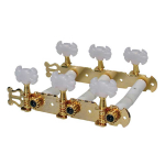 Boston 129-BG Lyra Stemmechanieken voor Klassieke Gitaar Goud met Butterfly Knoppen