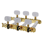 Boston 129-PG Lyra Stemmechanieken voor Klassieke Gitaar Goud met Parelmoer Knoppen