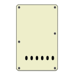 Boston BP-313-VW Backplate Standaard Stratocaster 3-Laags 11.2mm Oud Wit