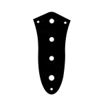 Boston CP-JB-AB Control Plate Jazz Bass 9.5mm Gaten Black Gloss