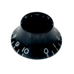 Boston KB-160 Bell Knop Metrisch Transparant Zwart