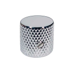 Boston KCH-205 Solid Shaft Dome Knop 19mm Chrome