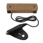 Boston SHP-230 Klankgat Element voor Akoestische Gitaar met Externe Jack - Walnut