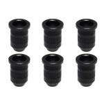 Boston TB-05-B String Ferrule / Snaarbus Telecaster 6.5mm x 11mm Zwart 6-Pack