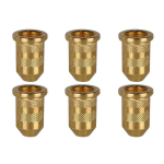 Boston TB-05-G String Ferrule / Snaarbus Telecaster 6.5mm x 11mm Goud 6-Pack