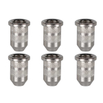 Boston TB-05-N String Ferrule / Snaarbus Telecaster 6.5mm x 11mm Nikkel 6-Pack