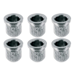 Boston TB-07-C String Ferrule / Snaarbus Telecaster 8.2mm x 9.5mm Chrome 6-Pack