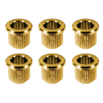 Boston TB-10-G String Ferrule / Snaarbus Telecaster 8.3mm x 9mm Goud 6-Pack
