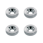 Boston W-710-C Halsrevetten 15mm Chroom (Set van 4)