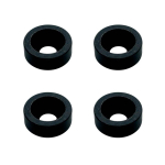 Boston W-740-B Halsrevetten 14mm Zwart (Set van 4)