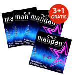 Curt Mangan 10942 Nickelwound Snaren voor Elektrische Gitaar (9-42) - 3 + 1 Actie