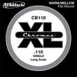 D'Addario CB110 Chromes Flatwound Losse Bassnaar .110