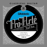 D'Addario CGH-3T Treble Set Clear Nylon Composiete G Hoge Spanning (3 Snaren)