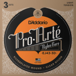 D'Addario EJ43-3D Pro-Arte Nylon Gitaarsnaren 3-Pack Light Tension