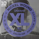 D'Addario EXL115-10P Snaren voor Elektrische Gitaar (11-49) 10-Pack