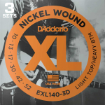 D'Addario EXL140-3D Snaren voor Elektrische Gitaar (10-52) 3-Pack